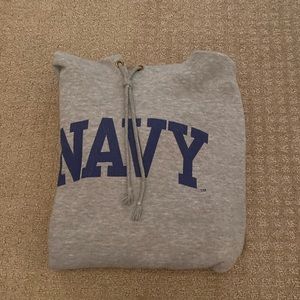 Grey NAVY hoodie